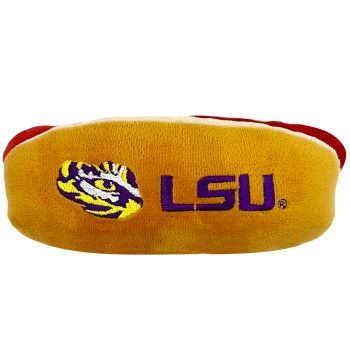 LSU Tigers- Plush Hot Dog Toy